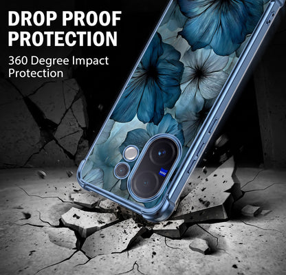 Vivo V60 5G Anemone Floral Airbags Printed Back Case