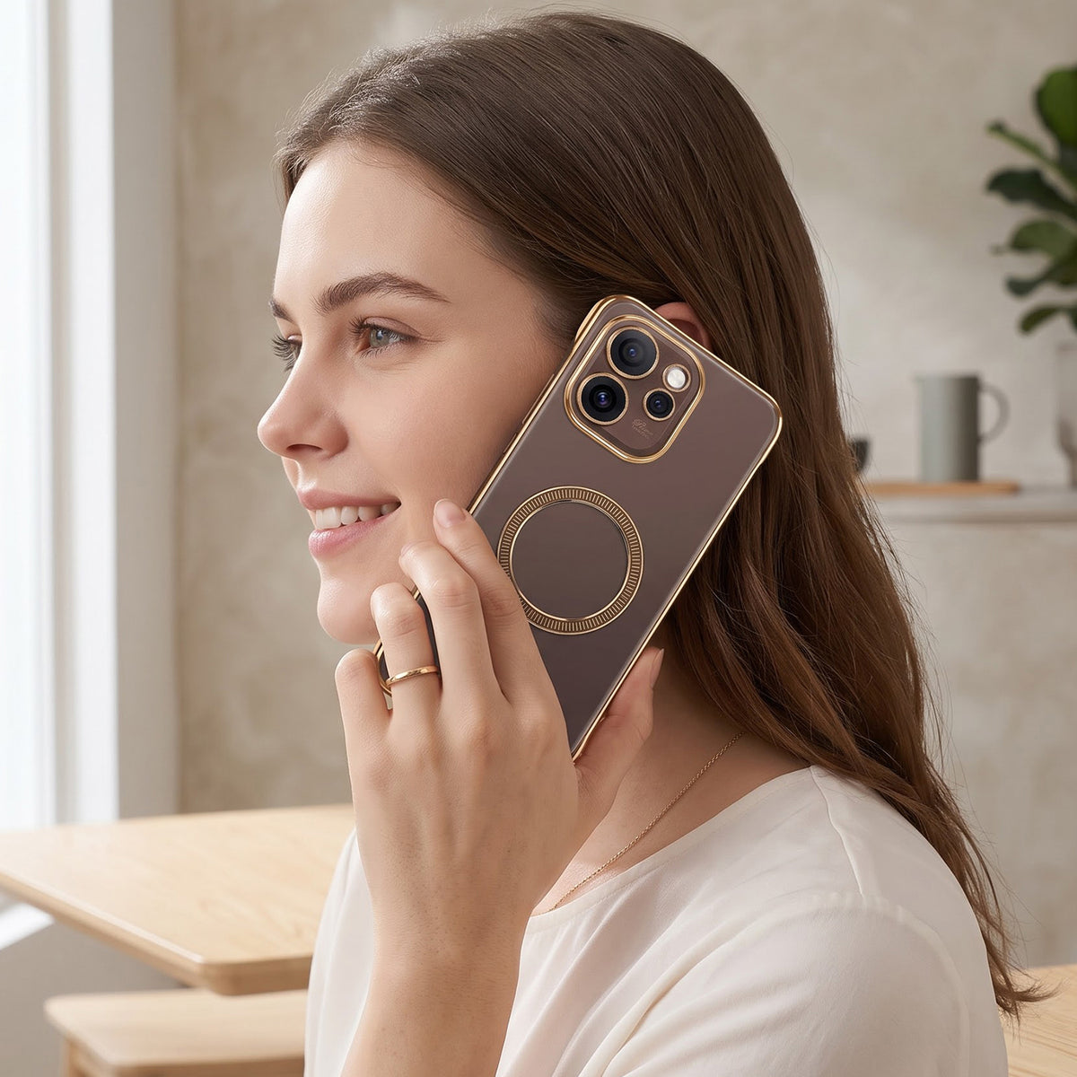 Oppo Reno 15 Pro 5G Frameless MagSafe Shockproof Case