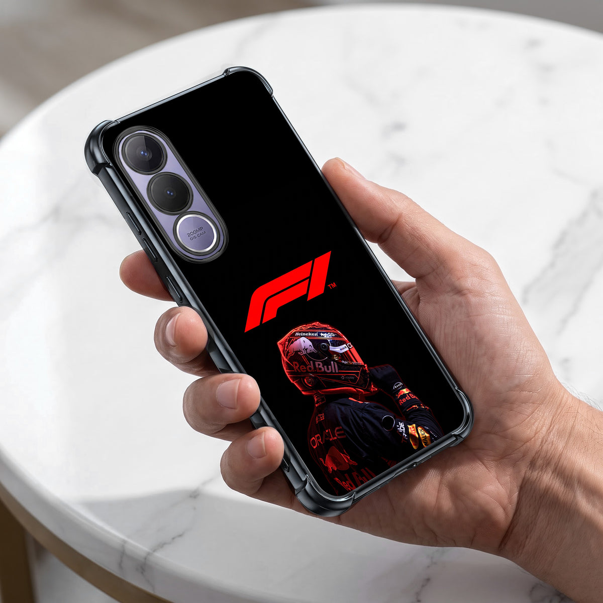 Vivo V70 FE 5G F1 Rider Airbags Printed Back Case