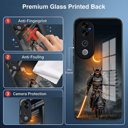 Vivo V40 Pro 5G Samurai Warrior Acrylic Glass Back Case