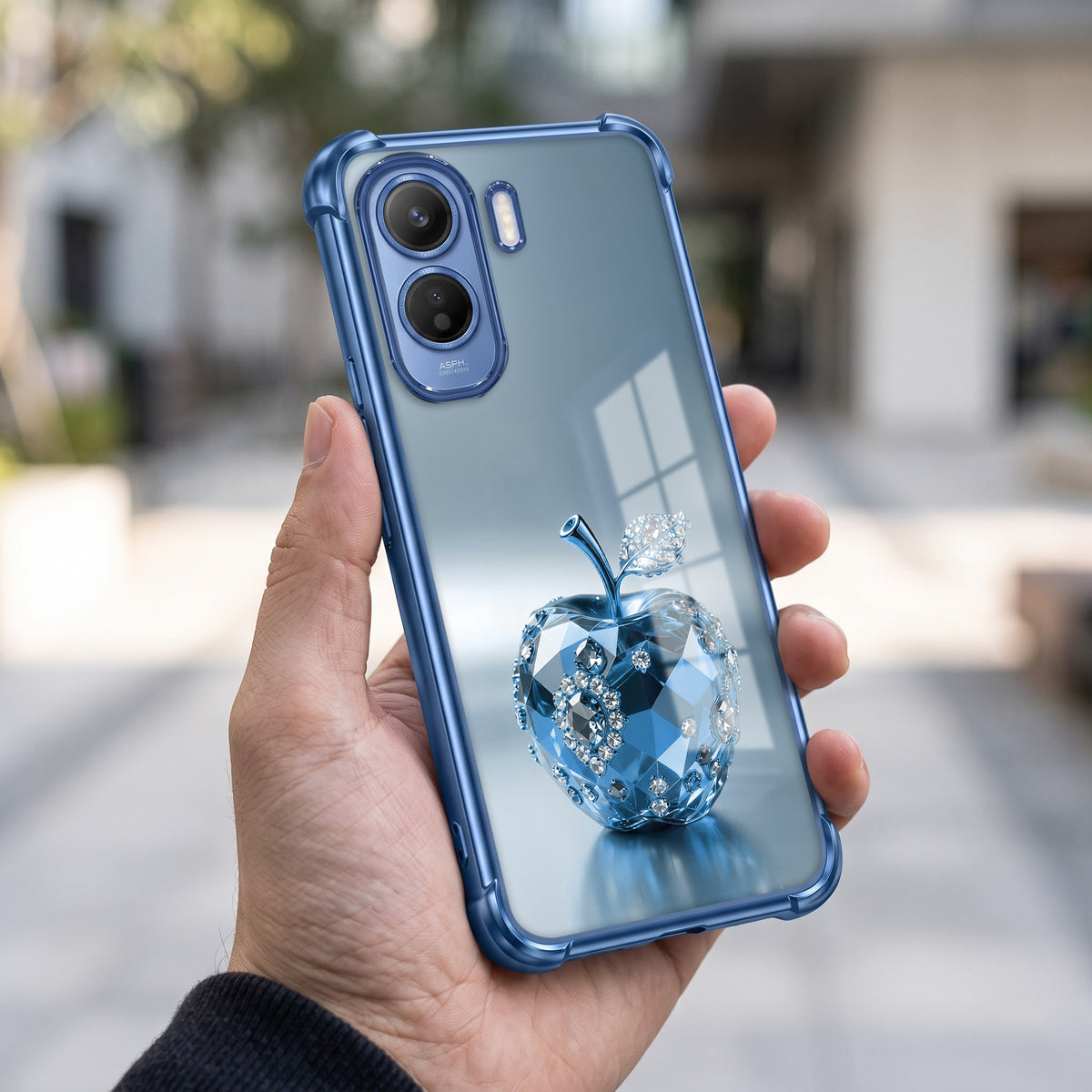 Vivo T5 Pro 5G Blue Apple Airbags Printed Back Case
