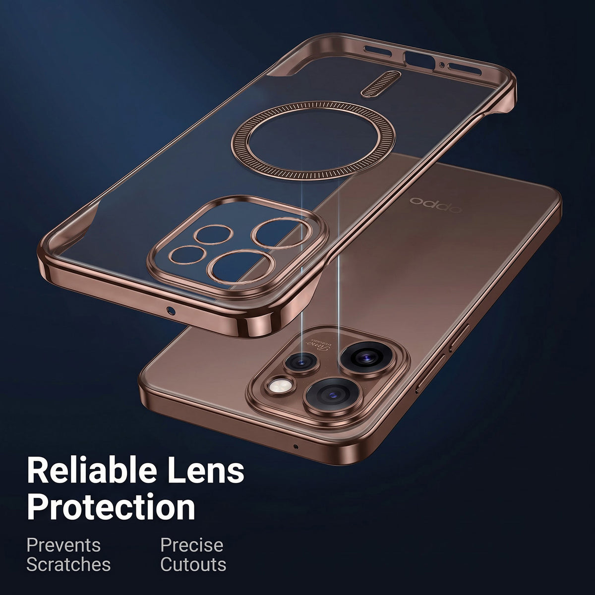 Oppo Reno 15 Pro 5G Frameless MagSafe Shockproof Case