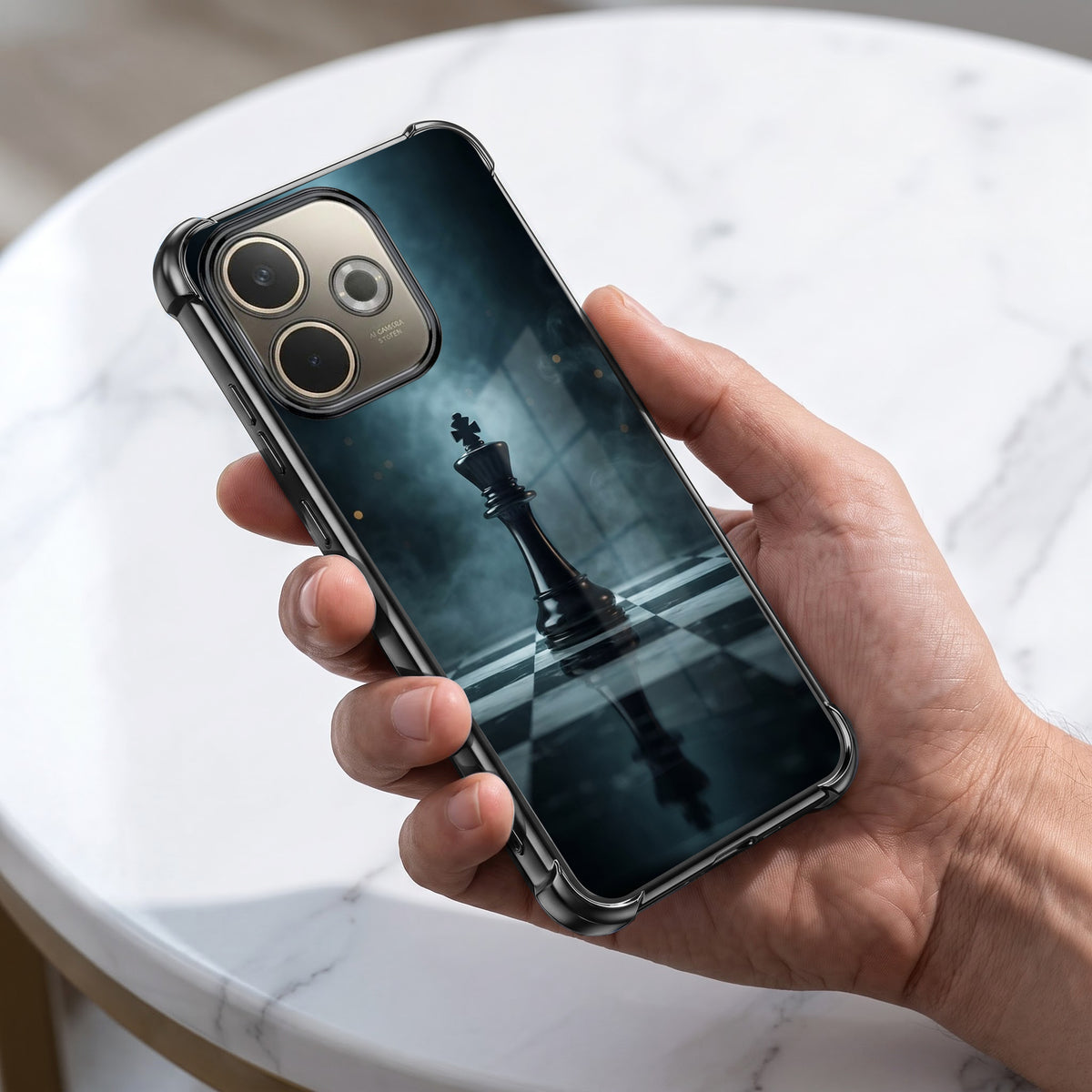 Oppo A5 Pro 5G Checkmate Airbags Printed Back Case