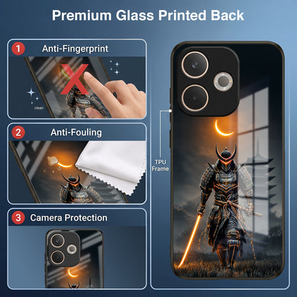 Oppo A5 Pro 5G Samurai Warrior Acrylic Glass Back Case