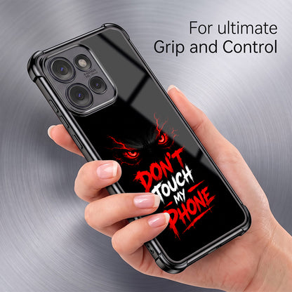 Motorola Edge 50 5G Don't Touch My Phone Airbags Printed Back Case