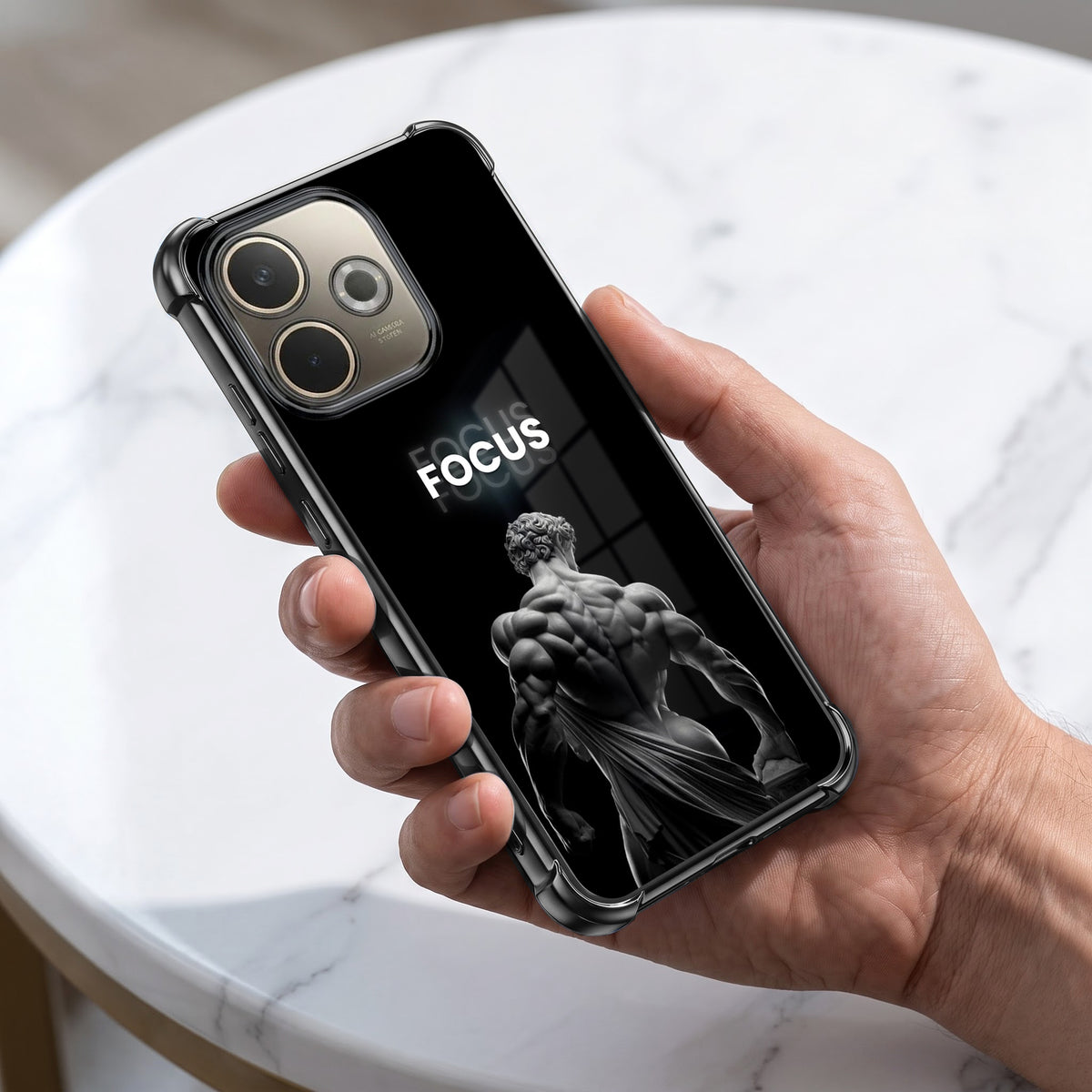 Oppo A5 Pro 5G Focus Airbags Printed Back Case