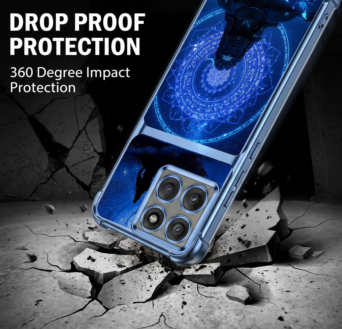 Motorola Edge 60 Pro 5G Adiyogi Dual-Tone Transparent Airbags Case