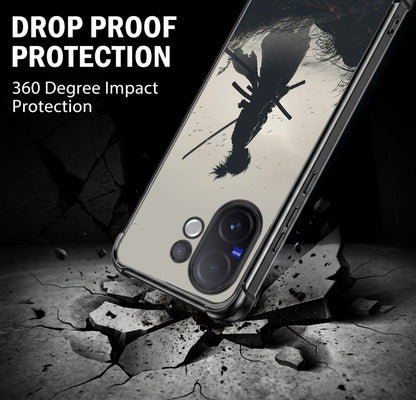 Vivo V60 5G Shadow Samurai Airbags Printed Back Case