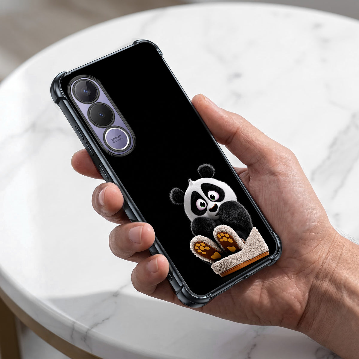 Vivo V70 FE 5G Cute Panda Airbags Printed Back Case