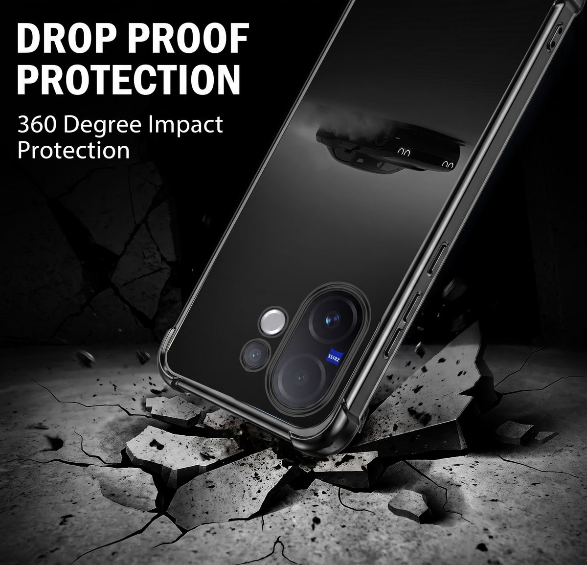 Vivo V60 5G Dodge Phantom Airbags Printed Back Case