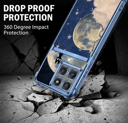 Motorola Edge 60 Pro 5G Moonlight Galaxy Dual-Tone Transparent Airbags Case