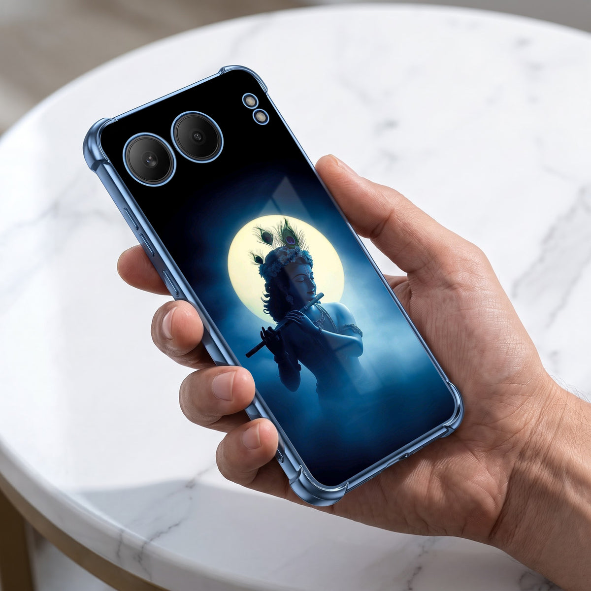 One Plus Nord 4 5G Midnight Krishna Airbags Printed Back Case