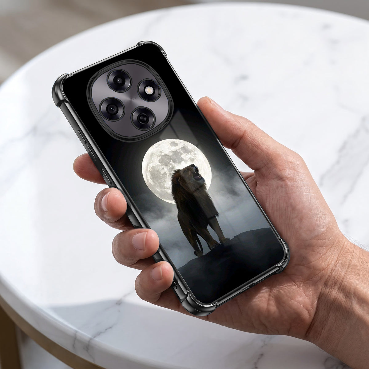 Oppo F31 Pro 5G Lunar Wolf Airbags Printed Back Case