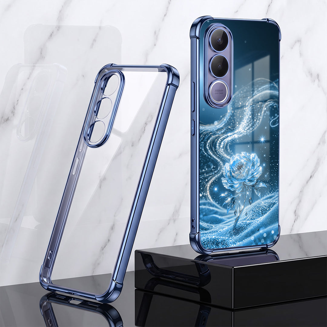 Vivo V70 FE 5G Blue Rose Airbags Printed Back Case