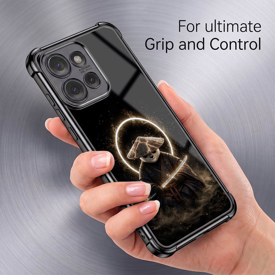 Motorola Edge 50 5G Warrior Panda Airbags Printed Back Case