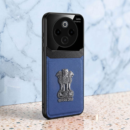 Vivo T4 5G Satyamev Jayate 3D Metal Leather Back Case