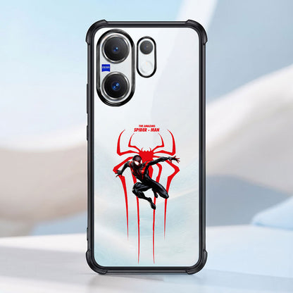 Vivo X200 FE 5G Premium 3D Spot UV Amazing Spider-Man Sticker Shockproof Airbags Case