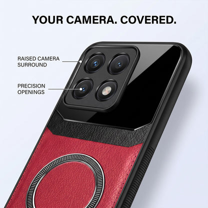 Motorola Edge 70 Pro 5G Premium Magsafe Magnetic Leather Lens Protective Case