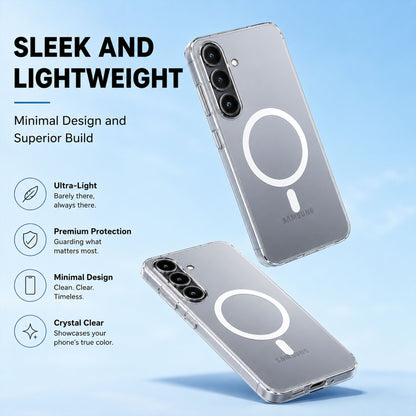 Samsung Galaxy S24 5G Clear Anti-Yellow MagSafe Protective Case