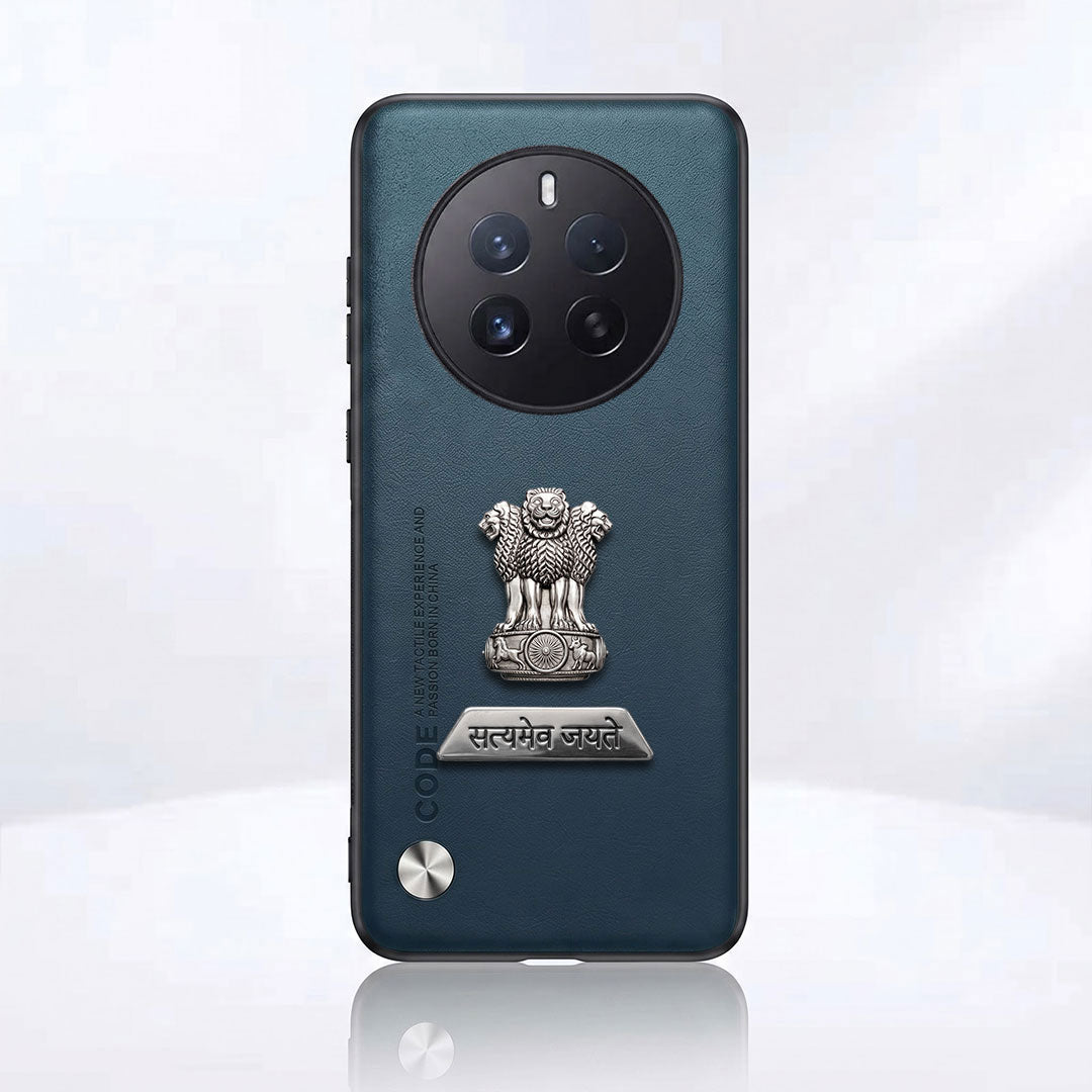 Realme 12 Pro+ 5G Satyamev Jayate 2-in-1 Emblem Vegan Leather Back Case