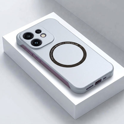 Oppo Reno 16 5G Frameless Magnetic Wireless Charging Case — Ultra-Slim Clear MagSafe Compatible Cover