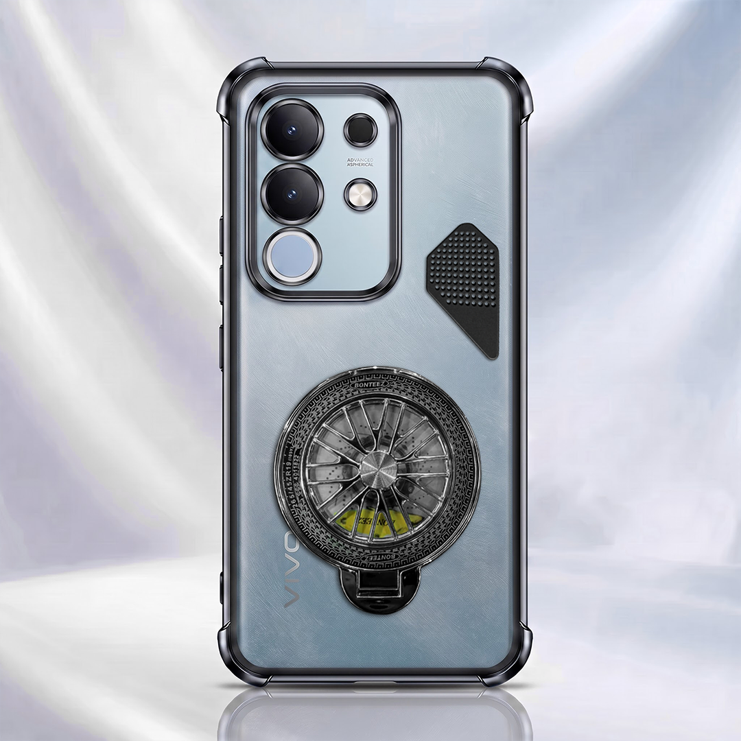 Vivo T4x 5G Stress Buster Wheel Shockproof Airbag Heat-Dissipation Case