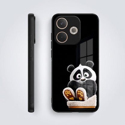 Oppo A5 Pro 5G Cute Panda Acrylic Glass Back Case