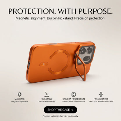 Oppo Find X9 5G Luxury Magnetic Matte Phone Case with Flip-Up Camera Ring Kickstand Slim Shockproof MagSafe Compatible Cover