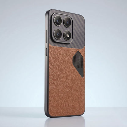 Motorola Edge 70 Pro 5G Carbon Fiber Heat Dissipation Leather Hybrid Phone Case