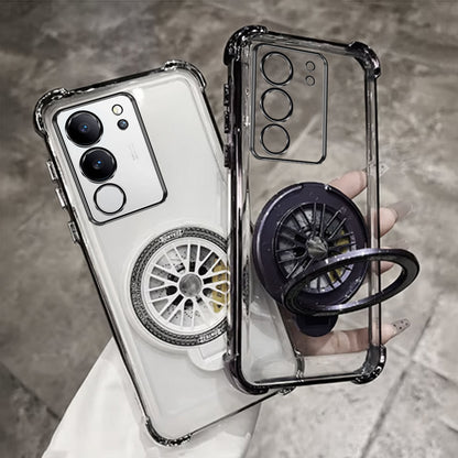 Vivo V29/V29 Pro 5G Premium Stress Buster Wheel Rotating Shockproof Airbags Case