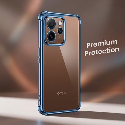 Oppo Reno 15 Pro Mini 5G Anti-Yellow Electroplating Transparent Airbags Case