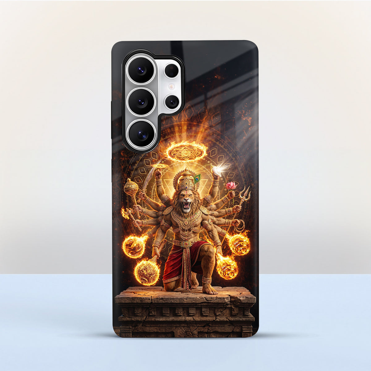 Samsung Galaxy S24 Ultra 5G Lord Narasimha Protective Cases