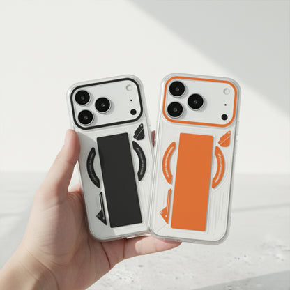 iPhone 17 Pro & 17 Pro Max Exquisite Stripe Stand Magsafe Case