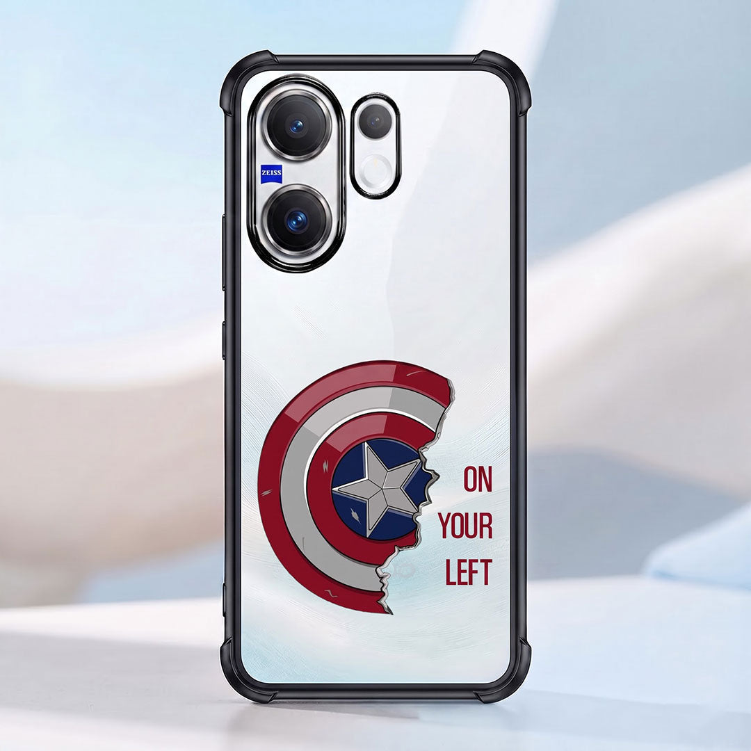 Vivo X200 FE 5G Premium 3D Spot UV Shield Sticker Shockproof Airbags Case