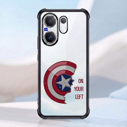 Vivo X200 FE 5G Premium 3D Spot UV Shield Sticker Shockproof Airbags Case