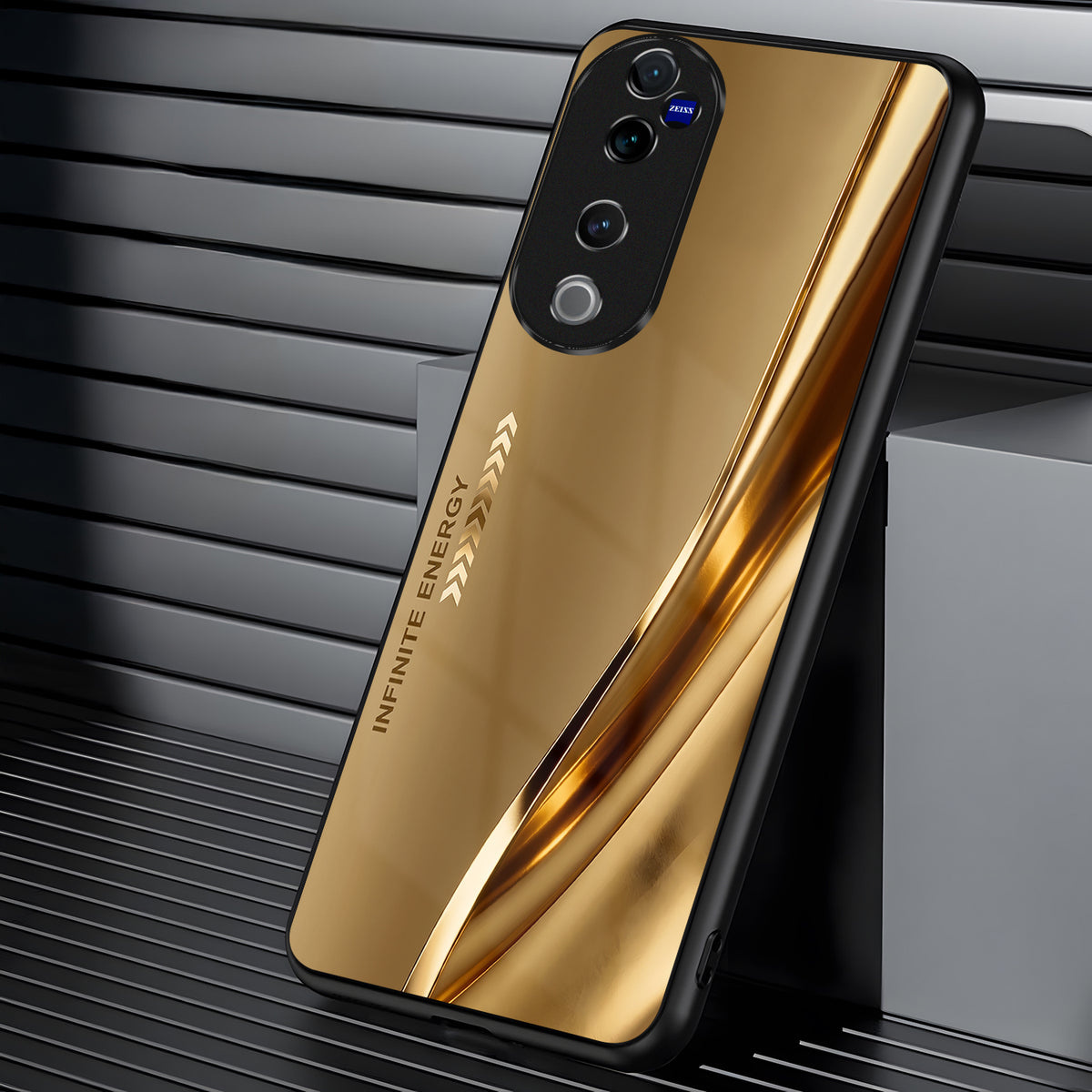 Vivo V40 Pro 5G Luxury Infinity Energy Acrylic Glass Back Case