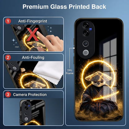 Vivo V40 Pro 5G Warrior Panda Acrylic Glass Back Case