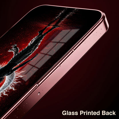 Vivo V70 5G Crimson Divine Burgundy Electroplated Glass Back Case