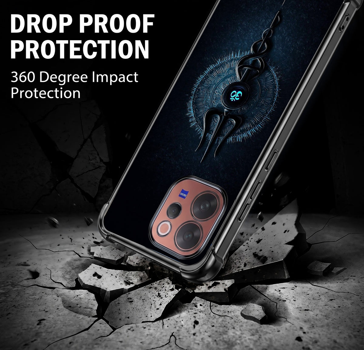 Vivo V70 5G Shiva Aura Airbags Printed Back Case