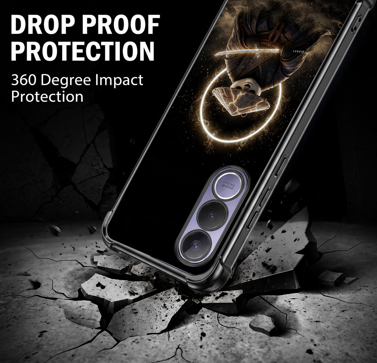 Vivo V70 FE 5G Warrior Panda Airbags Printed Back Case