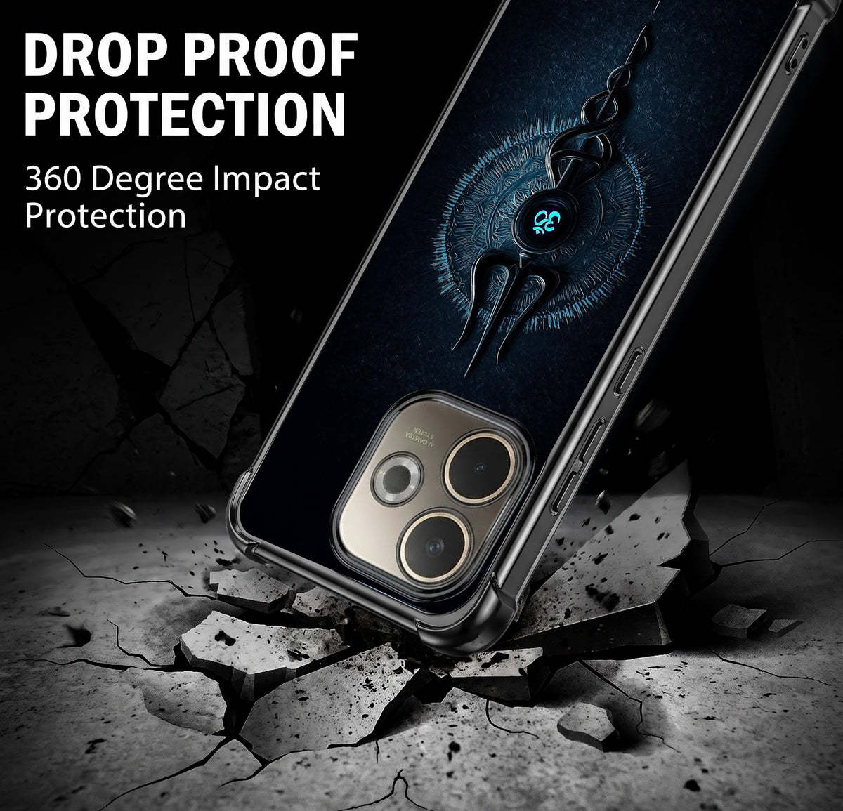 Oppo A5 Pro 5G Shiva Aura Airbags Printed Back Case