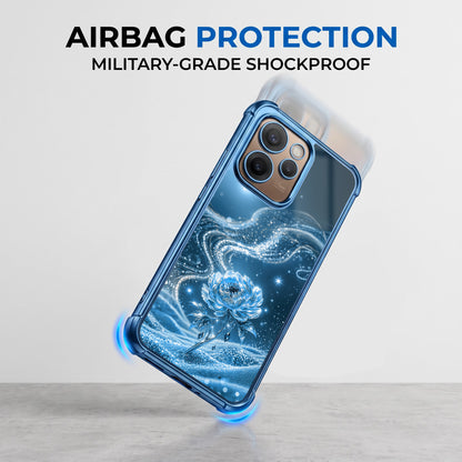 Oppo Reno 15 Pro Mini 5G Blue Rose Airbags Printed Back Case