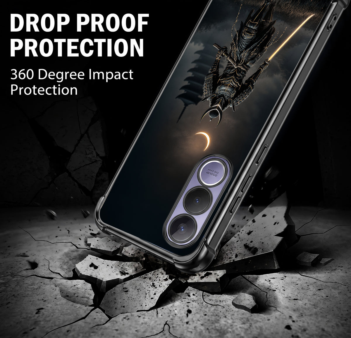 Vivo V70 FE 5G Samurai Warrior Airbags Printed Back Case