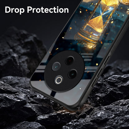 Vivo T4 5G Golden Hour Glass Acrylic Glass Back Case