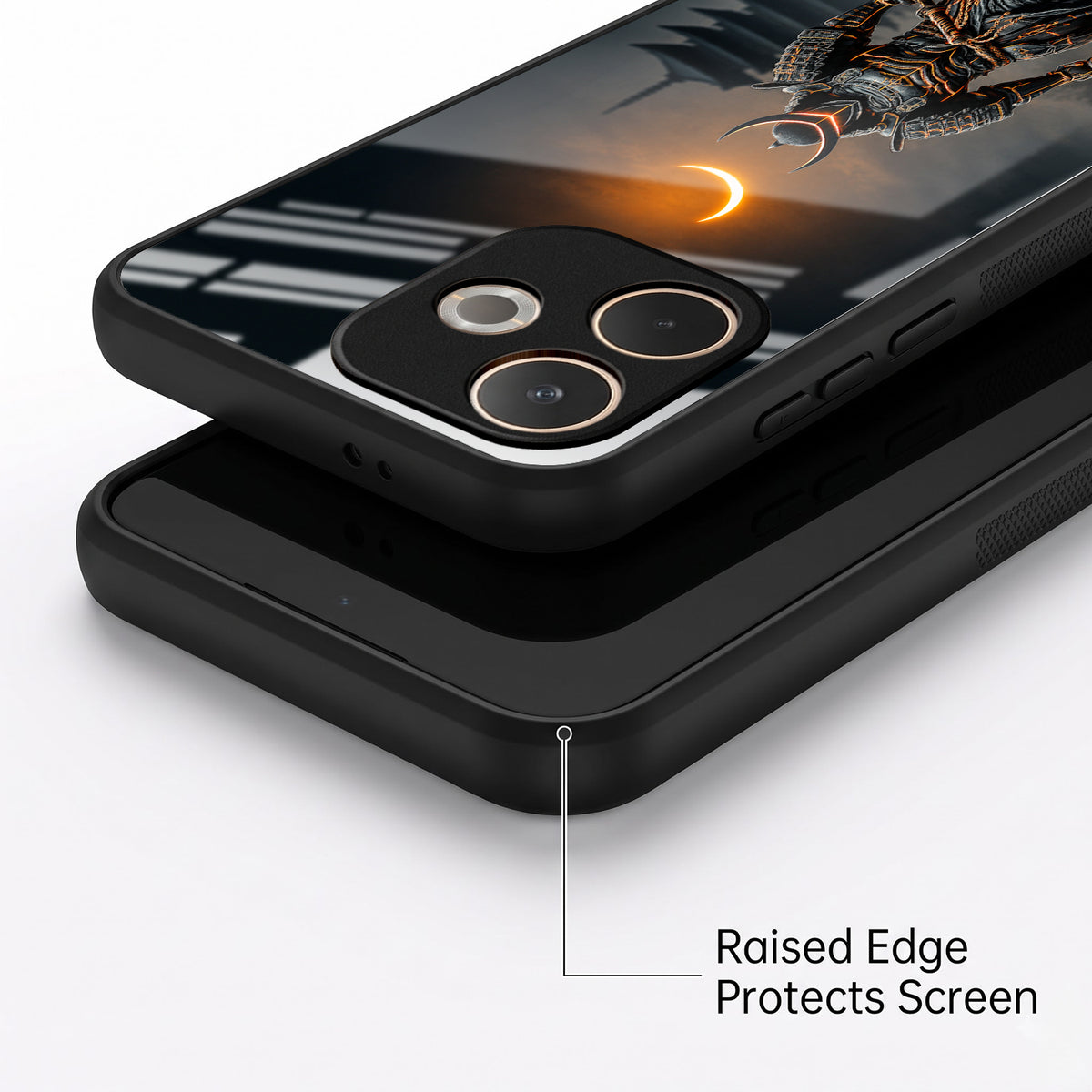 Oppo A5 Pro 5G Samurai Warrior Acrylic Glass Back Case