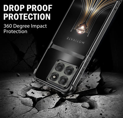 Motorola Edge 60 Pro 5G Golden Path Motivation Dual-Tone Transparent Airbags Case