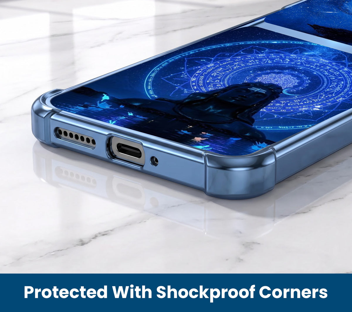 Motorola Edge 60 Pro 5G Adiyogi Dual-Tone Transparent Airbags Case