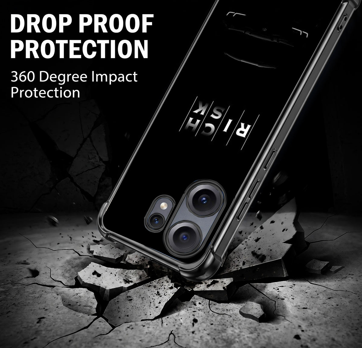 Nothing Phone 2 Pro 5G Midnight Risk Airbags Printed Back Case