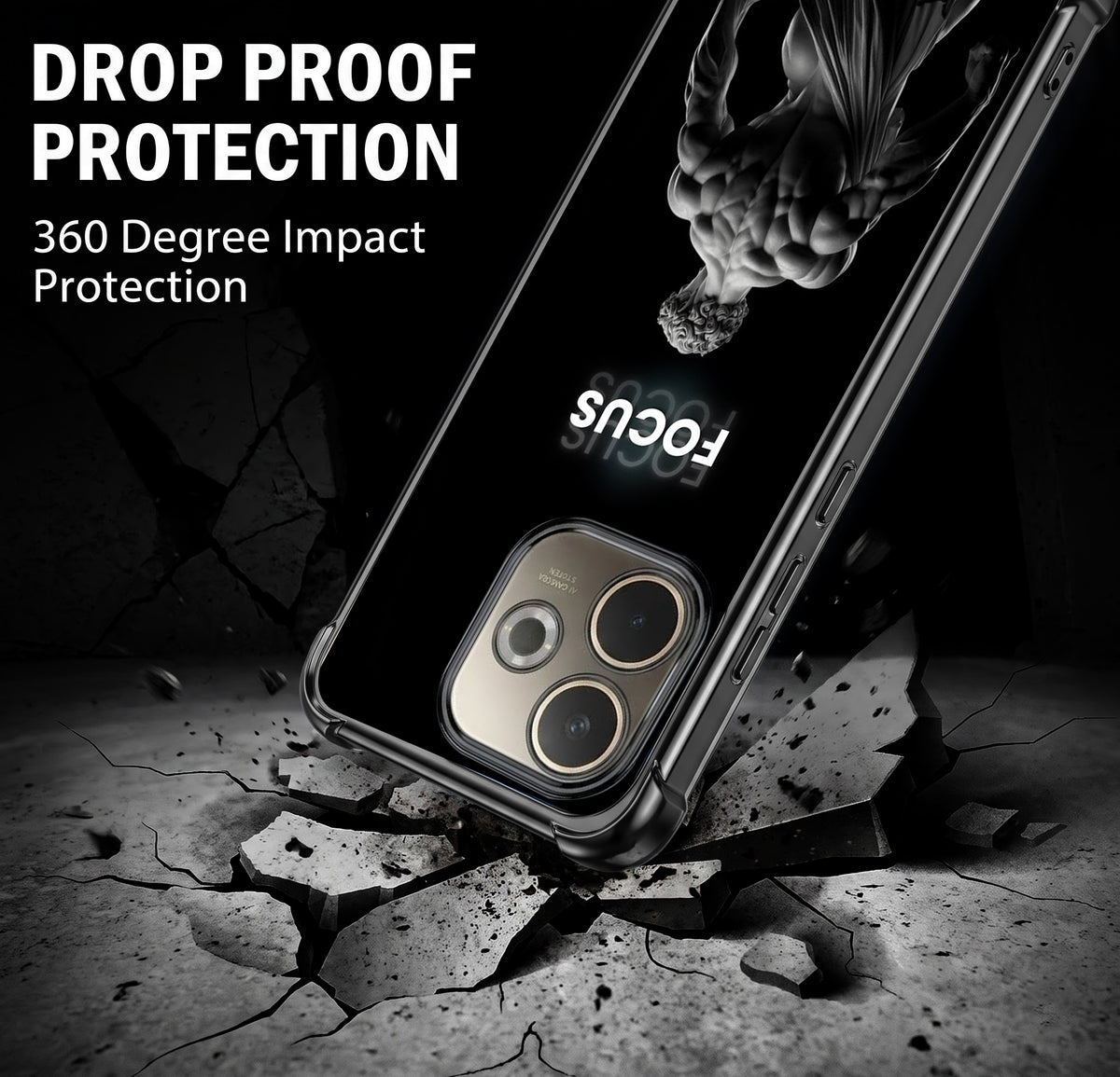 Oppo A5 Pro 5G Focus Airbags Printed Back Case