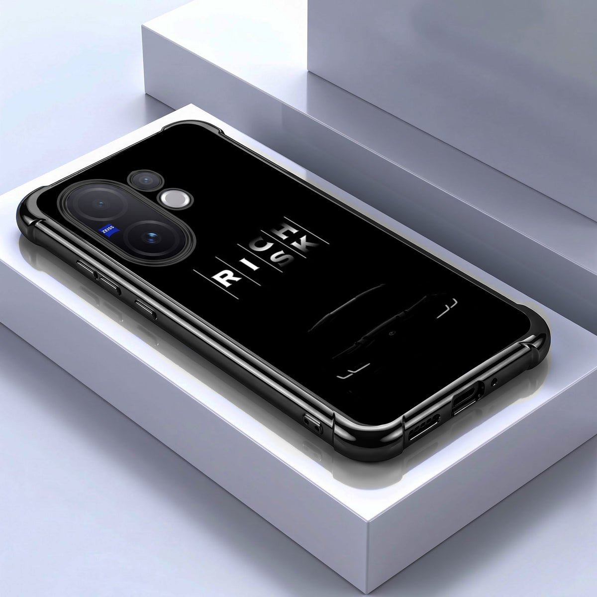 Vivo V60 5G Midnight Risk Airbags Printed Back Case